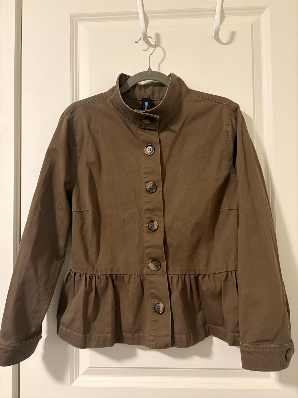 Agnes & Dora Peplum Utility Jacket